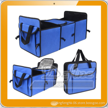 Durable Collapsible Auto Trunk Organizer with Multiple Compartments